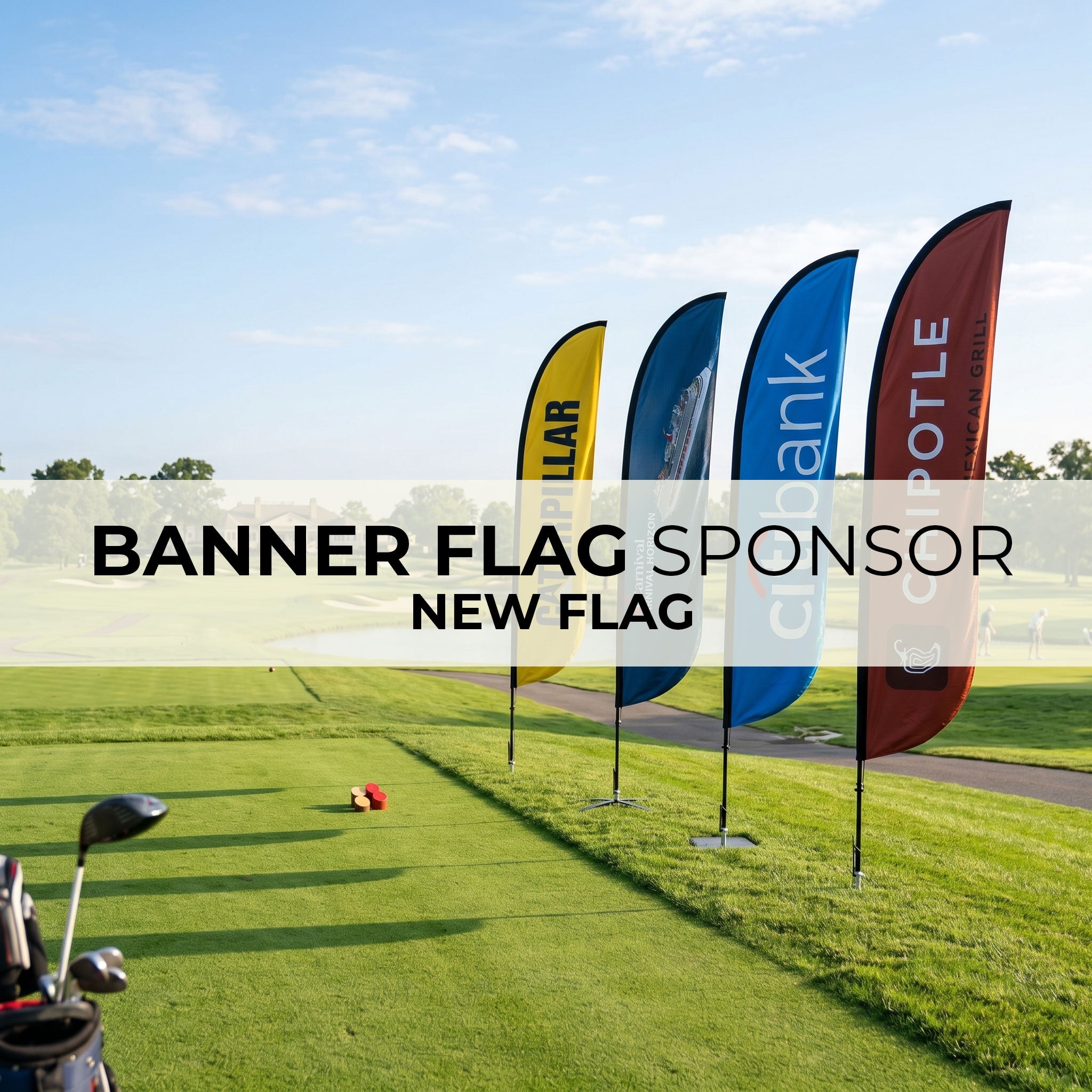 Banner Flag Sponsor - With New Flag